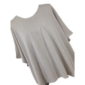 NWOT! ZARA! DECONSTRUCTED, BOXY & DRAPEY DROPPED SLEEVE RICH BEIGE SWEATER! SZ M